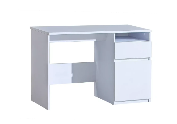 Písací stôl so zásuvkou 120 cm Arca 07 Biela