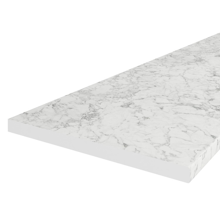 Biela mramorová pracovná doska 120x3,8 cm na mieru