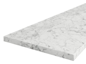 Mramorová pracovná doska biela 60x3,8 cm na mieru