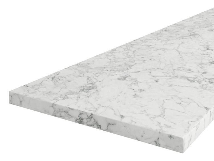 Mramorová pracovná doska biela 60x3,8 cm na mieru