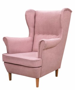 Kreslo Ušiak Denver Ružové