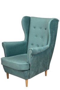 Kreslo Ushake Floki Modrá