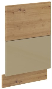 Čelo umývačky riadu s vonkajším panelom ARTISAN 45 cm Cappucino/Oak