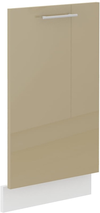 Čelo umývačky riadu s integrovaným panelom LARA 45 cm Cappucino/biela