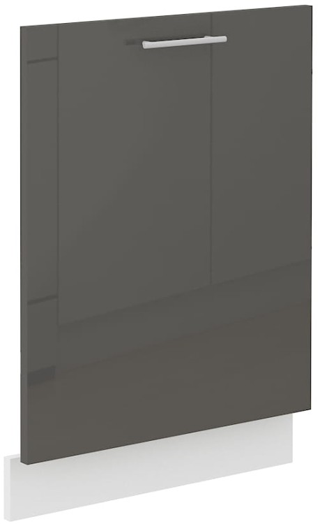 Čelo umývačky riadu s integrovaným panelom LARA 60 cm Grafitová/biela