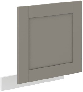 Čelo umývačky riadu s vonkajším panelom LUNA 60 cm Hlinená sivá/biela