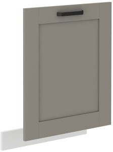 Čelo umývačky riadu s integrovaným panelom LUNA 60 cm Hlinená sivá/biela