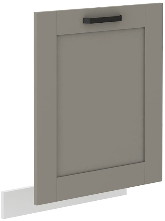 Čelo umývačky riadu s integrovaným panelom LUNA 60 cm Hlinená sivá/biela