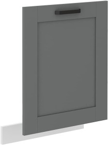 Predná časť umývačky riadu s integrovaným panelom LUNA 60 cm sivá/biela