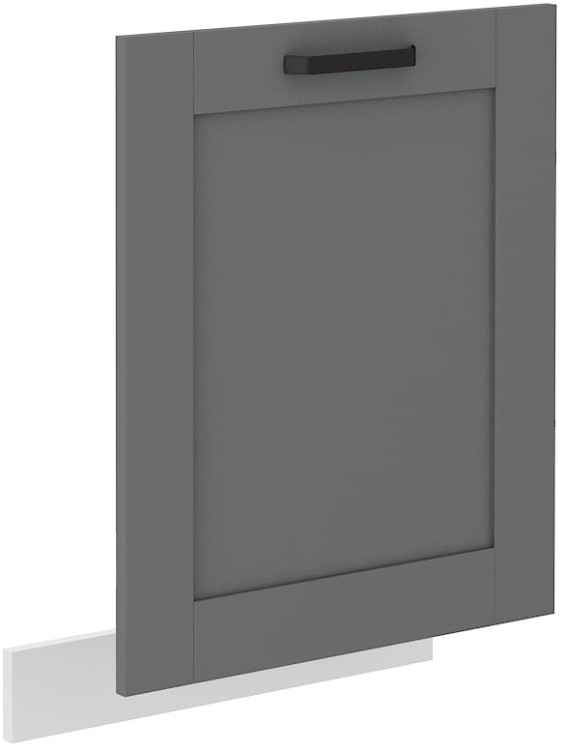 Predná časť umývačky riadu s integrovaným panelom LUNA 60 cm sivá/biela