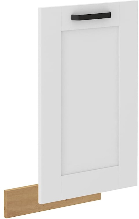 Predná časť umývačky riadu s integrovaným panelom LUNA 45 cm biela/dub Artisan