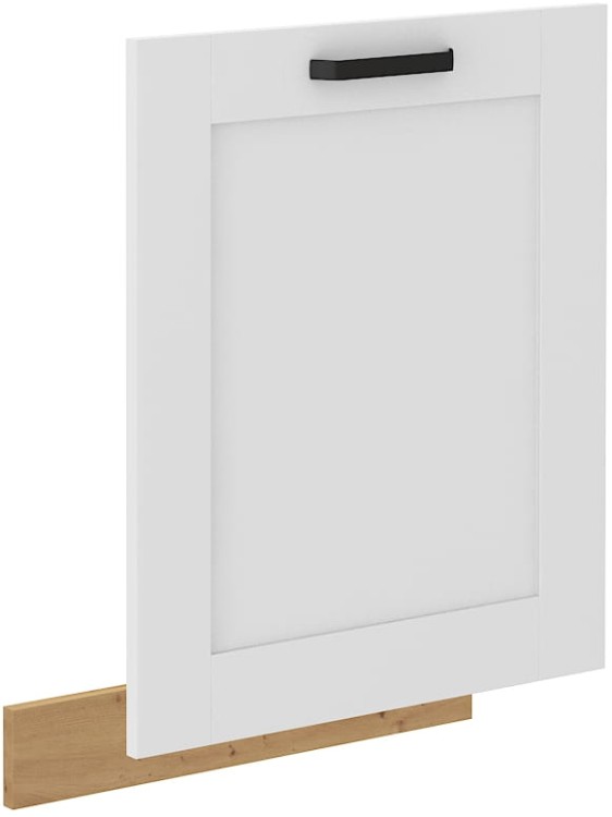 Predná časť umývačky riadu s integrovaným panelom LUNA 60 cm biela/dub Artisan