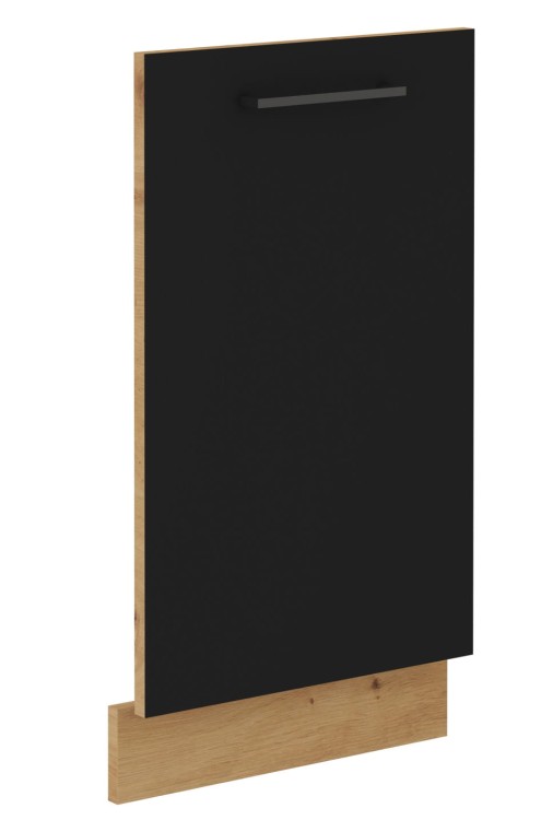 Čelo umývačky riadu s integrovaným panelom MODENA 45 cm Artisan Oak/Čierny