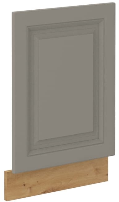Čelo umývačky riadu s vonkajším panelom STILO 45 cm Clay Šedá/Oak Artisan