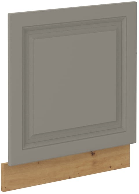 Čelo umývačky riadu s vonkajším panelom STILO 60 cm Clay Šedá/Oak Artisan