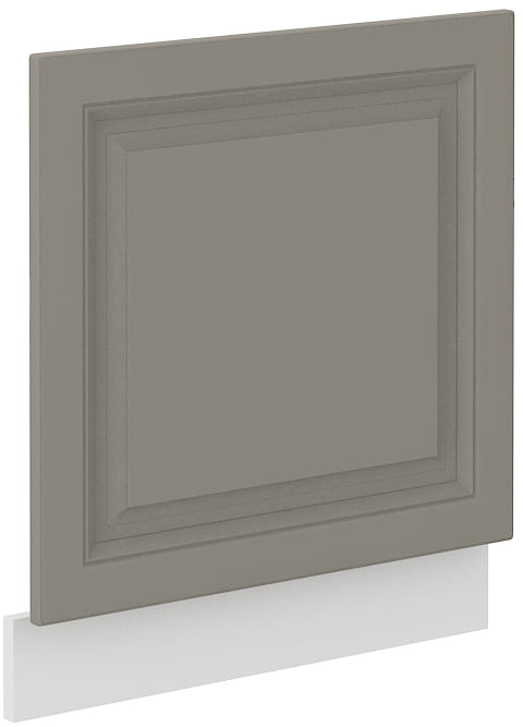 Čelo umývačky riadu s vonkajším panelom STILO 60 cm Hlinená sivá/biela