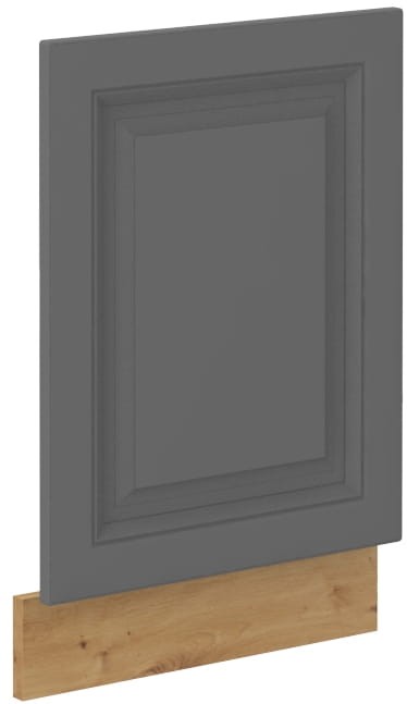 Čelo umývačky riadu s vonkajším panelom STILO 45 cm Šedá/Oak Artisan
