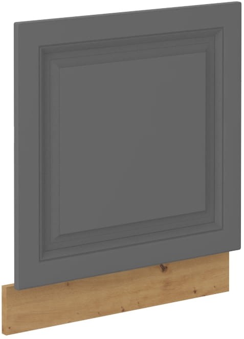 Čelo umývačky riadu s vonkajším panelom STILO 60 cm Šedá/Oak Artisan