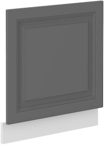 Predná časť umývačky riadu s vonkajším panelom STILO 60 cm sivá/biela