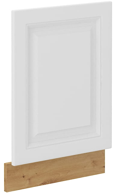 Čelo umývačky riadu s vonkajším panelom STILO 45 cm Biela/Oak Artisan