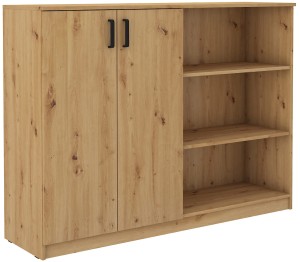 Kancelárska komoda s policami Malta 830 2D Dub Artisan
