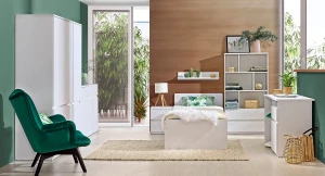 Komoda 120 cm s 3 zásuvkami Arca 06 Biela