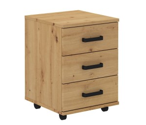 Zásuvková jednotka so zásuvkami na kolieskach Malta 201 Dub Artisan