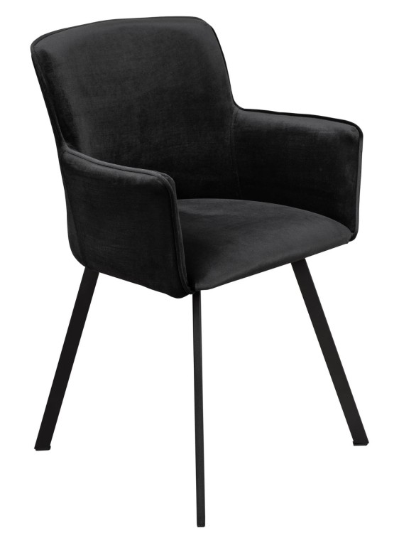 Čalúnené podkrovné kreslo VIK Čierny