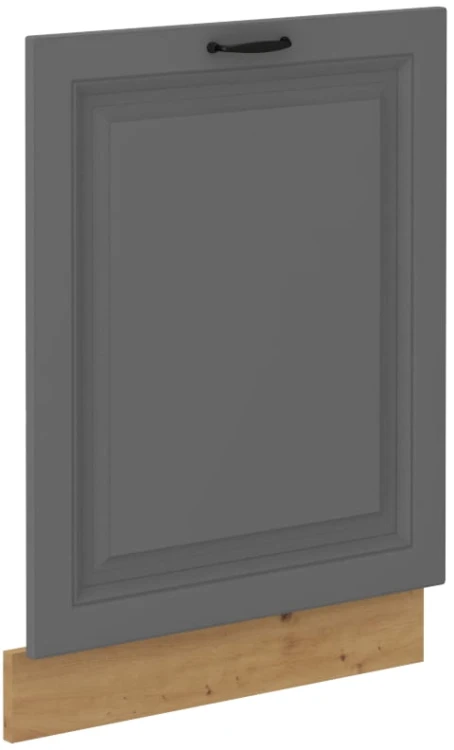 Čelo umývačky riadu s integrovaným panelom STILO 60 cm Šedá/Oak Artisan