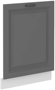 Predná časť umývačky riadu s integrovaným panelom STILO 60 cm sivá/biela