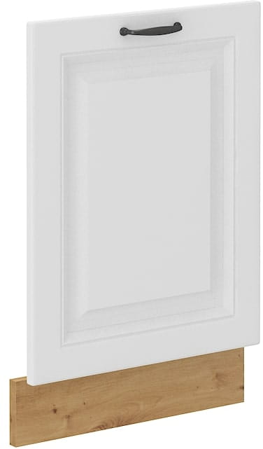 Predná časť umývačky riadu s integrovaným panelom STILO 60 cm biela/dub Artisan