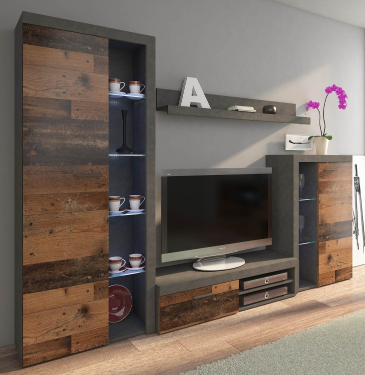 Nočný nábytok Rumba OLDMAT01 Old Style/Matera s LED