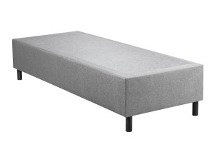 Hotelová posteľ BOX 30 s kombinovaným čelom 180x200 s matrac Sivá