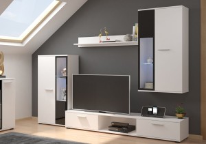 Nástenná jednotka Salsa WH01 Biela s LED