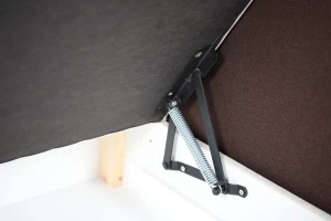 Jednolôžková posteľ s boxom Hirek 80x200 Čierny/Šedá