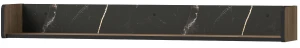 Polica Prestigo P15 Čierny Walnut/San Sebastian