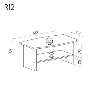 Lavička Romero R12 Canyon Oak/Arusha