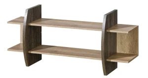 Dvojposchodová nástenná polica Romero R13 Oak Canyon/Arusha