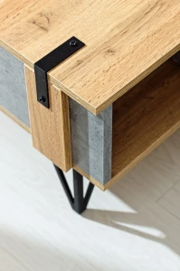 Komoda Lofter LO5 Dub Wotan/Millenium Concrete