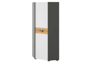 Skriňa Carini CA7 Nash Oak/Biela Brilliant/Graphite