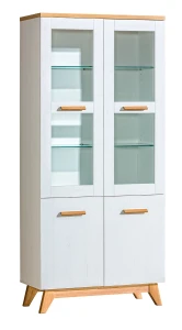 Vitrína 85 cm Sven SV3 Nash Dub/borovica Andersen