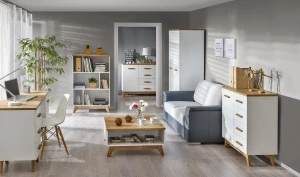 Komoda 130 cm Sven SV9 Nash Dub/borovica Andersen