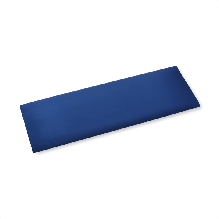 Čalúnený nástenný panel 3D 60x20 modrý