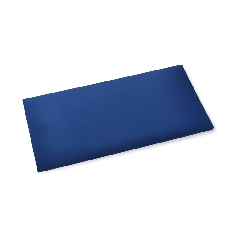 Čalúnený nástenný panel 3D 50x20 modrý