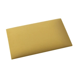 Čalúnený nástenný panel 3D 50x30 žltý