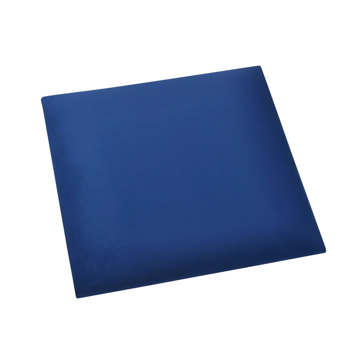 Čalúnený nástenný panel 3D 40x40 modrý
