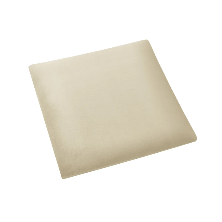 Čalúnený nástenný panel 3D 30x30 béžový