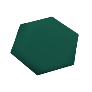 Čalúnený nástenný panel 3D Honeycomb 35x45 Zelená