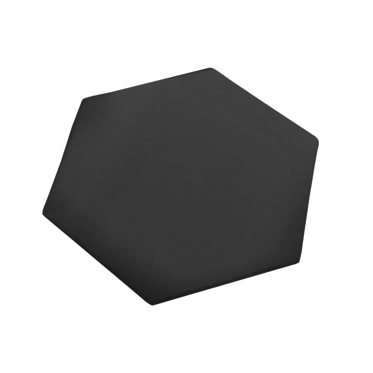 Čalúnený stenový panel 3D Honeycomb 35x45 antracit