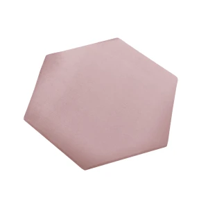 Čalúnený nástenný panel 3D Honeycomb 35x45 Ružová